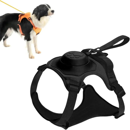 FlexiVibe - La Pettorina con Guinzaglio a Scomparsa e Blocco di Sicurezza
