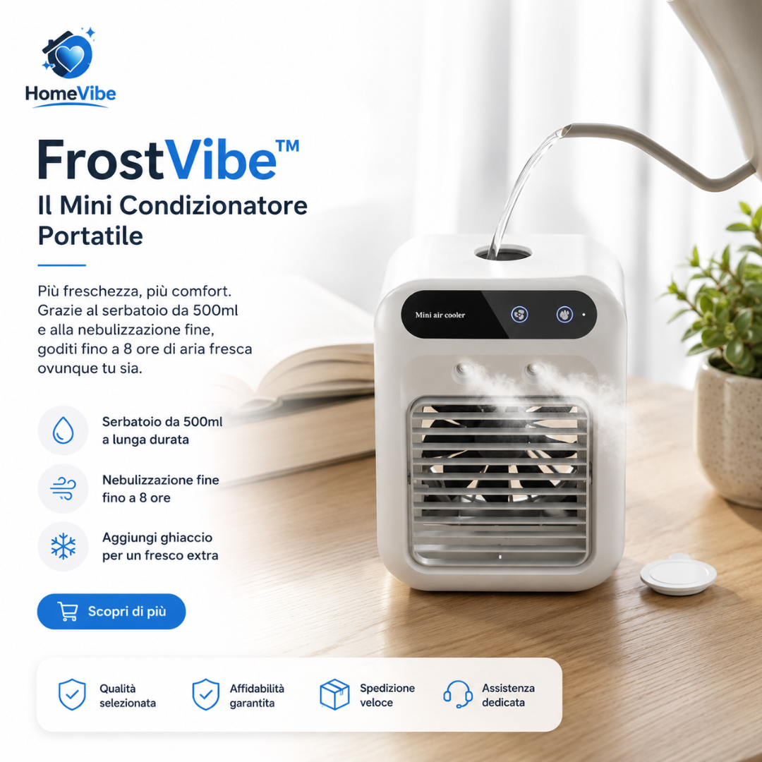 FrostVibe- Il Mini Condizionatore Portatile